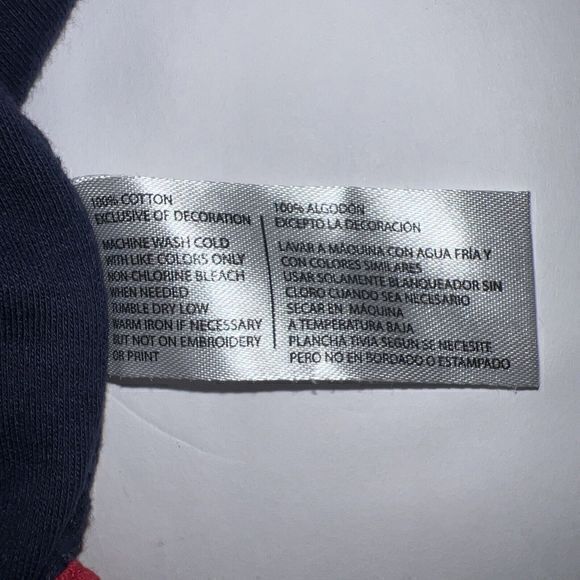 US Polo Assn Short Sleeve Polo Collared Shirt Mens 2XL Navy Red Logo - Picture 8 of 8